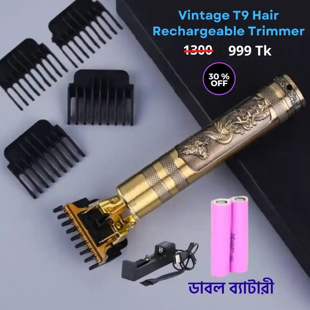 Vintage t9 double battery trimmer