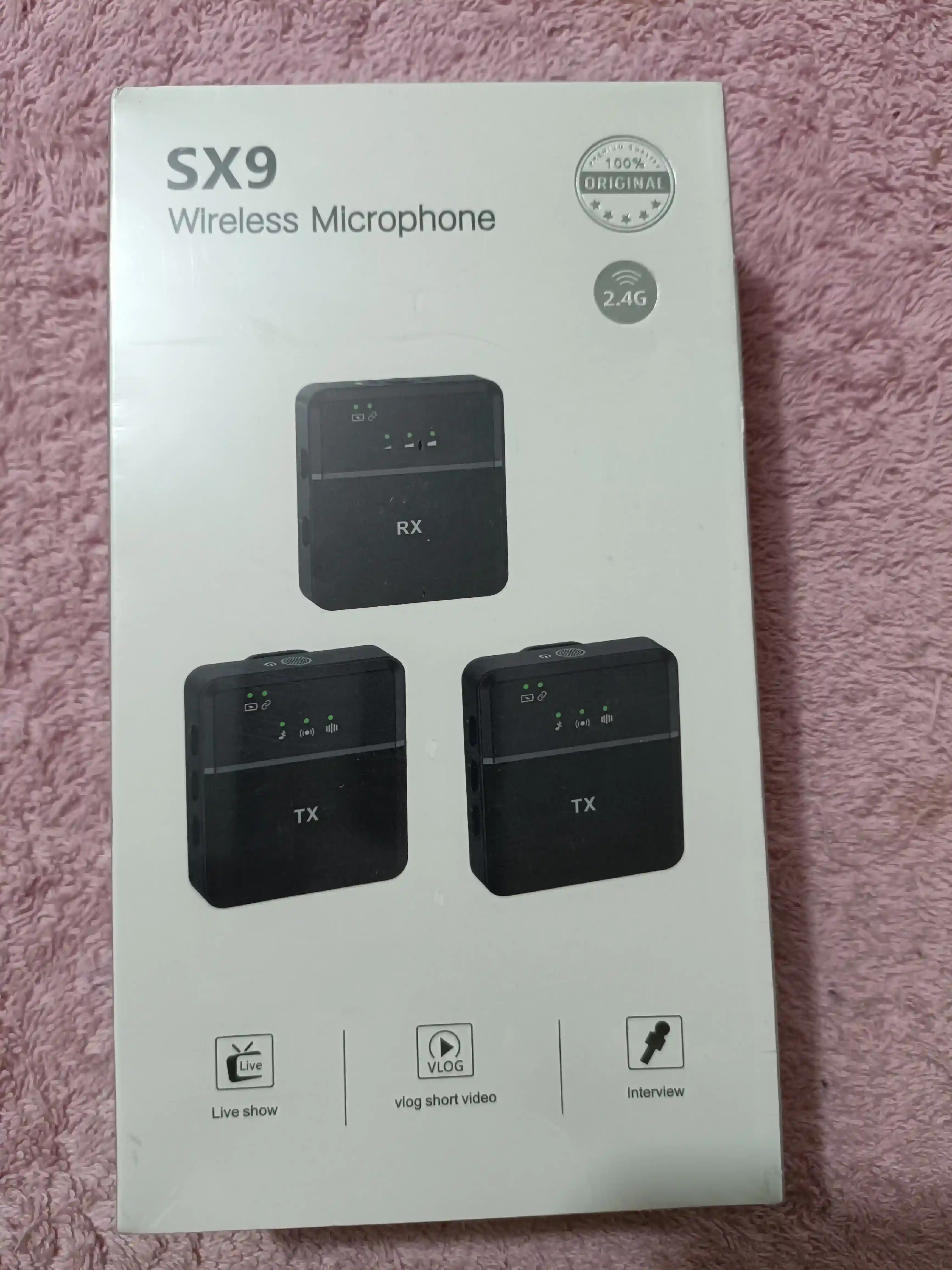 SX9 Dual wireless microphone