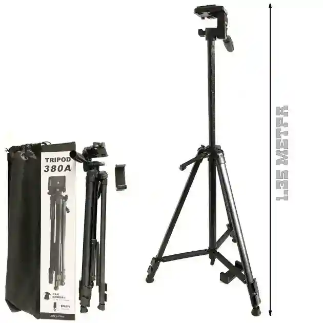 Tripod 380A For Camera stand With phone