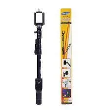 Yunteng YT 1288 Bluetooth Selfie Stick – Black, with Remote