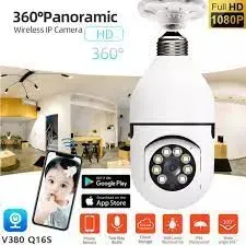 Bulb WIFI Camera PTZ HD Infrared Night Vision Two Way Talk Baby Monitor Auto Tracking For Home Security Spot deliver