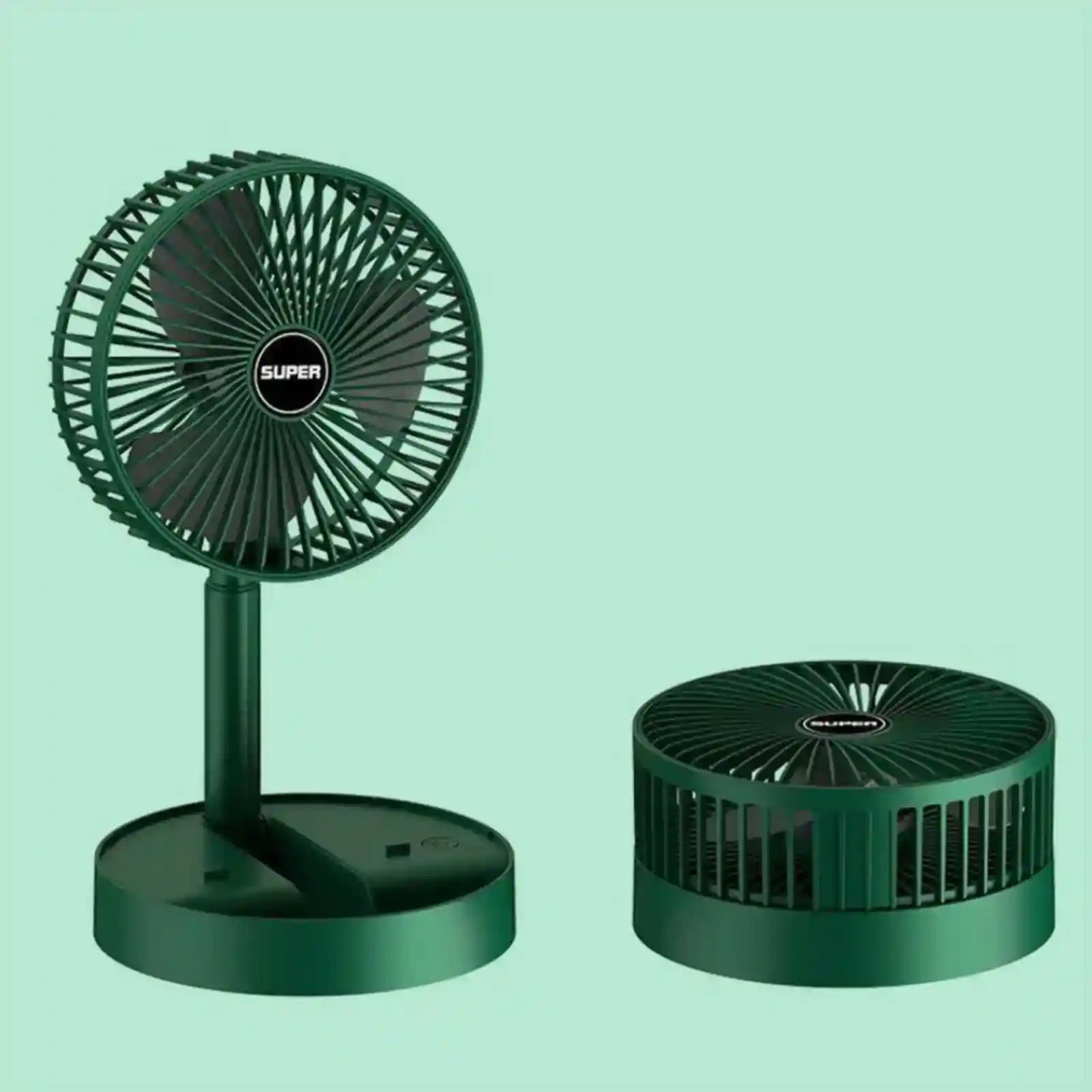 Folding Storage Net Red Fan
