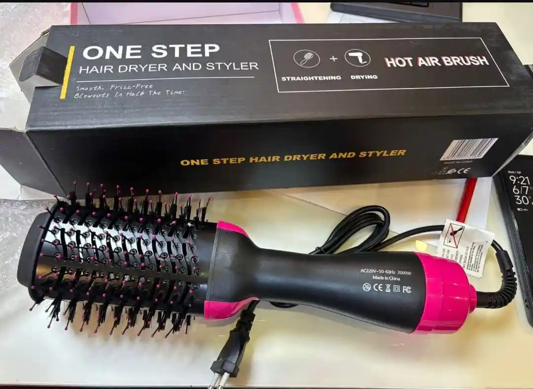 One step hair dryer and styler