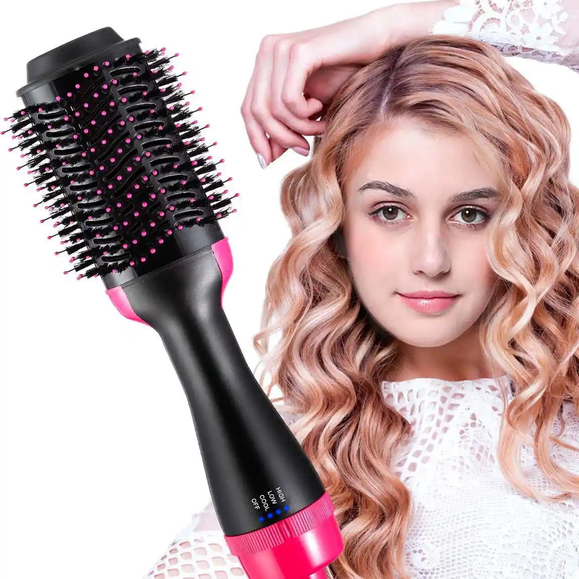 One step hair dryer and styler